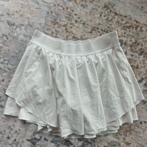 Lulu Lemon White Tennis Skirt